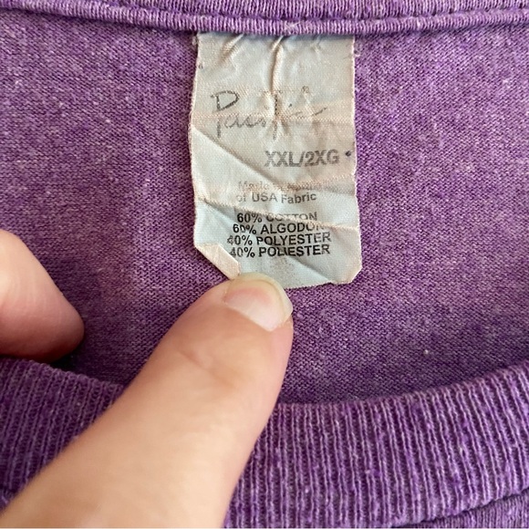 Pacific Macho Man Randy Savage Graphic WAF Wrestling T Shirt Purple XXL - Picture 3 of 3